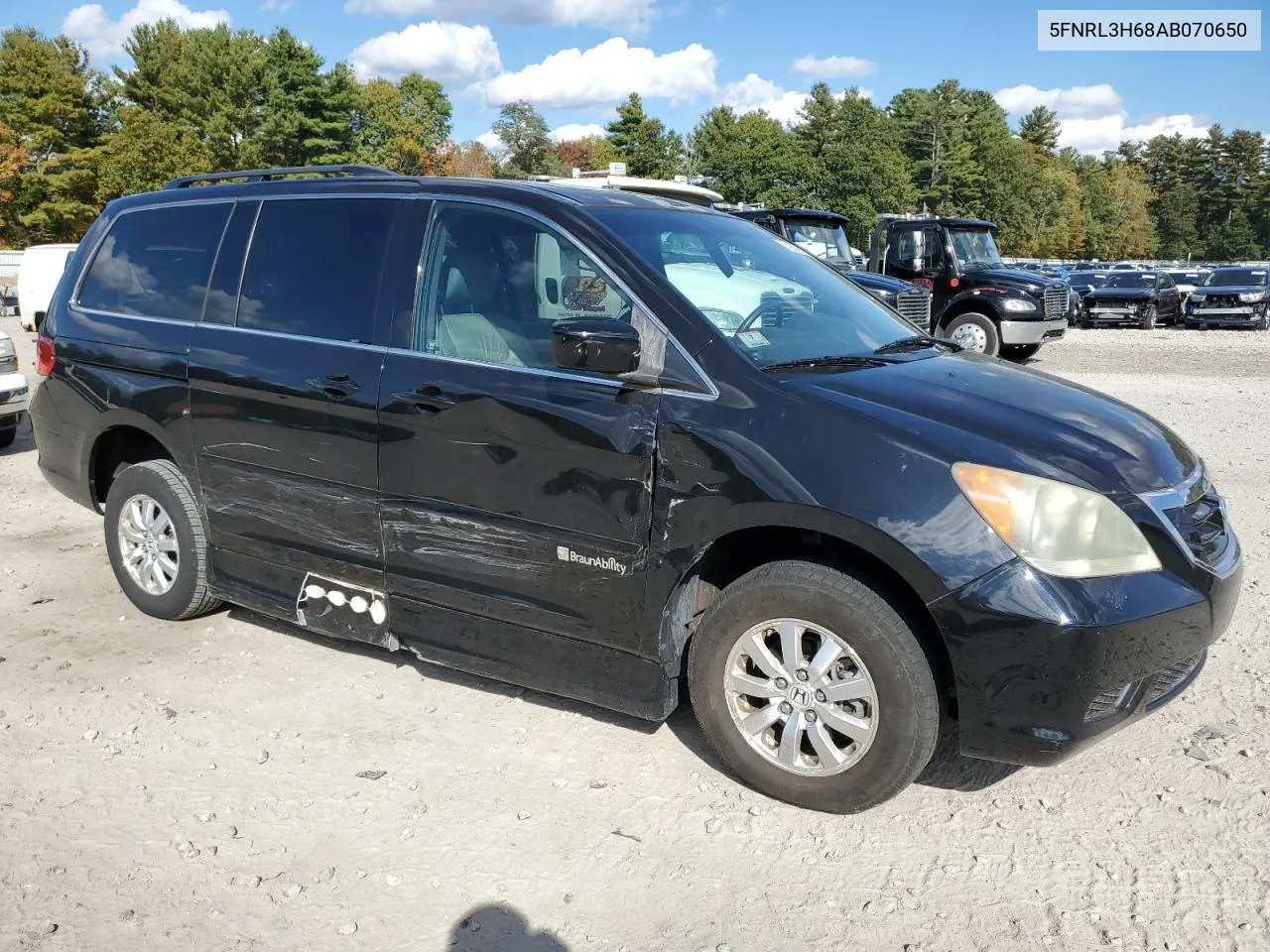 2010 Honda Odyssey Exl VIN: 5FNRL3H68AB070650 Lot: 74926564