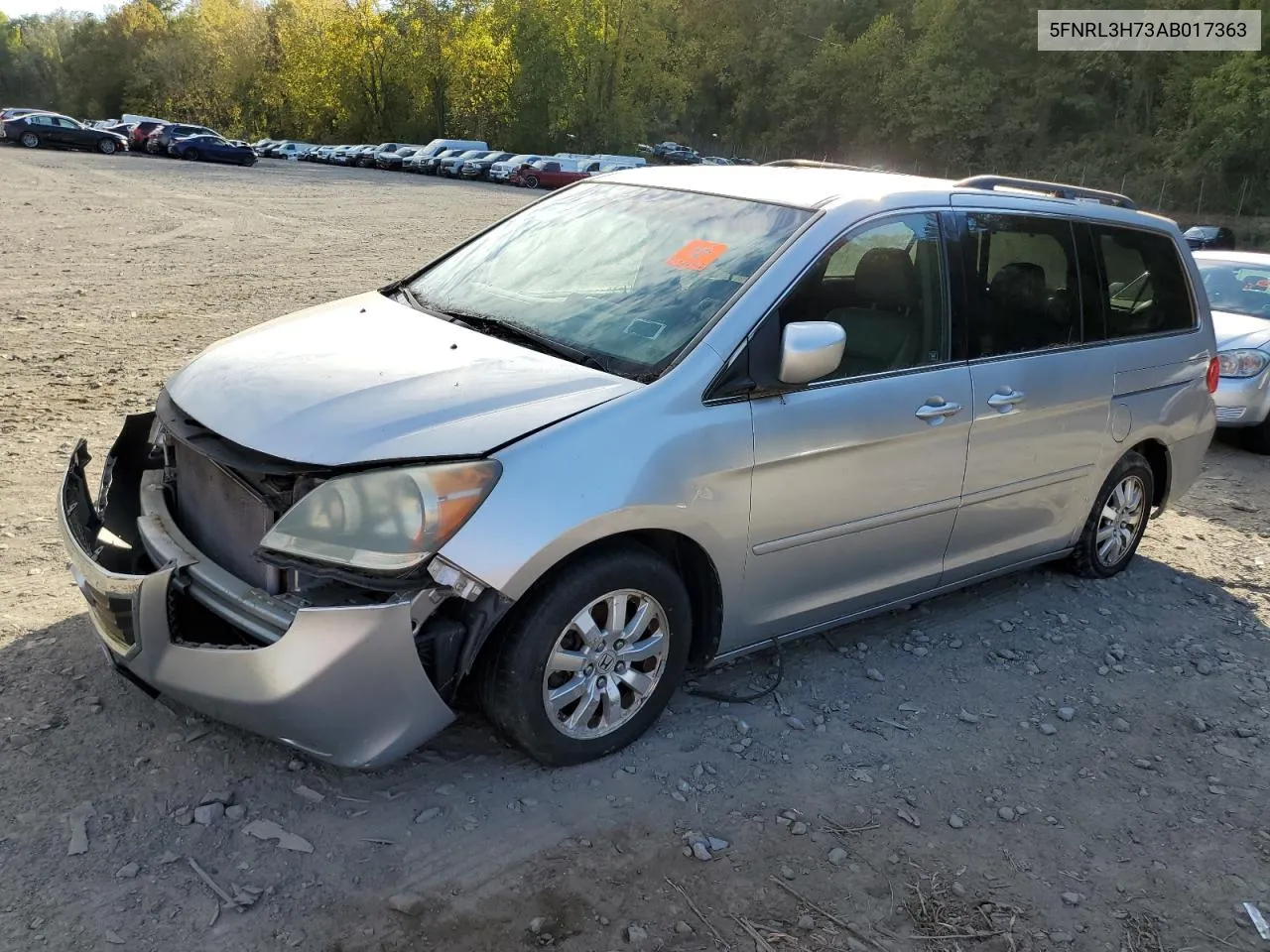 2010 Honda Odyssey Exl VIN: 5FNRL3H73AB017363 Lot: 75087414