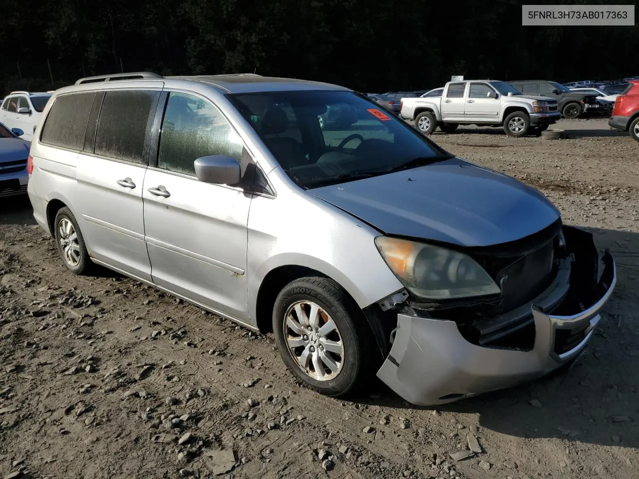 2010 Honda Odyssey Exl VIN: 5FNRL3H73AB017363 Lot: 75087414