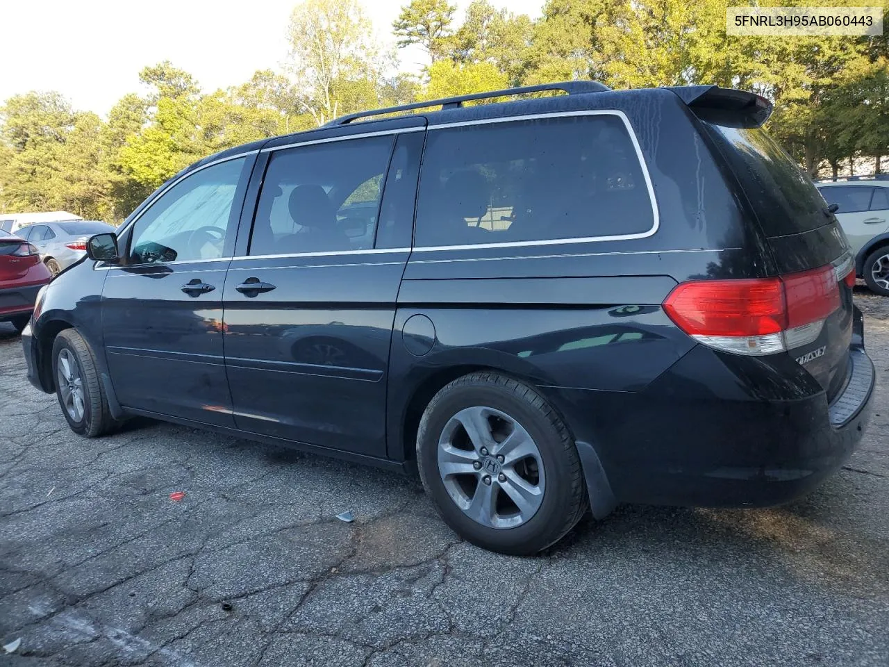 5FNRL3H95AB060443 2010 Honda Odyssey Touring