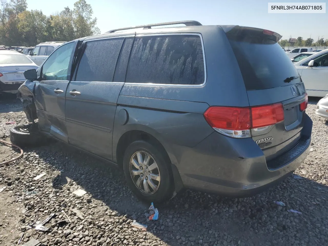 2010 Honda Odyssey Exl VIN: 5FNRL3H74AB071805 Lot: 75233514