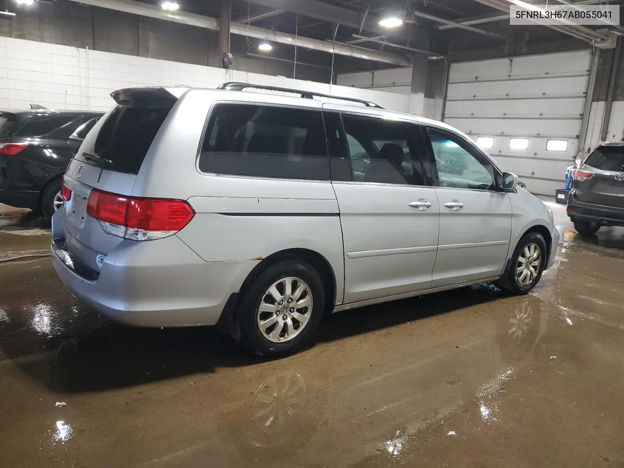 2010 Honda Odyssey Exl VIN: 5FNRL3H67AB055041 Lot: 76261954