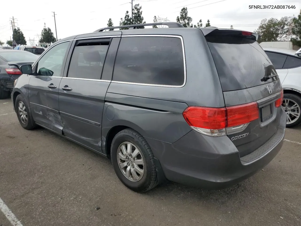 2010 Honda Odyssey Exl VIN: 5FNRL3H72AB087646 Lot: 76400584