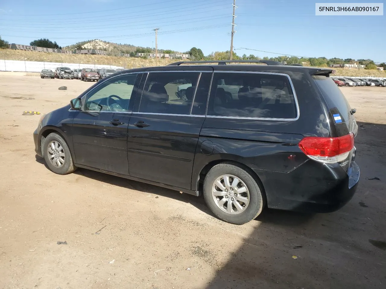 2010 Honda Odyssey Exl VIN: 5FNRL3H66AB090167 Lot: 76465874