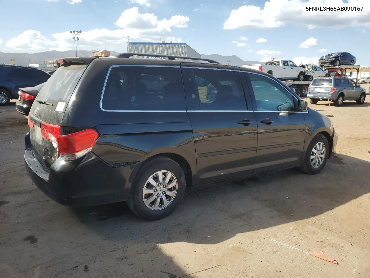 2010 Honda Odyssey Exl VIN: 5FNRL3H66AB090167 Lot: 76465874