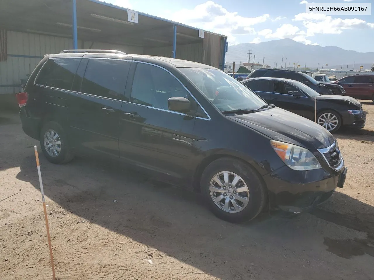 2010 Honda Odyssey Exl VIN: 5FNRL3H66AB090167 Lot: 76465874