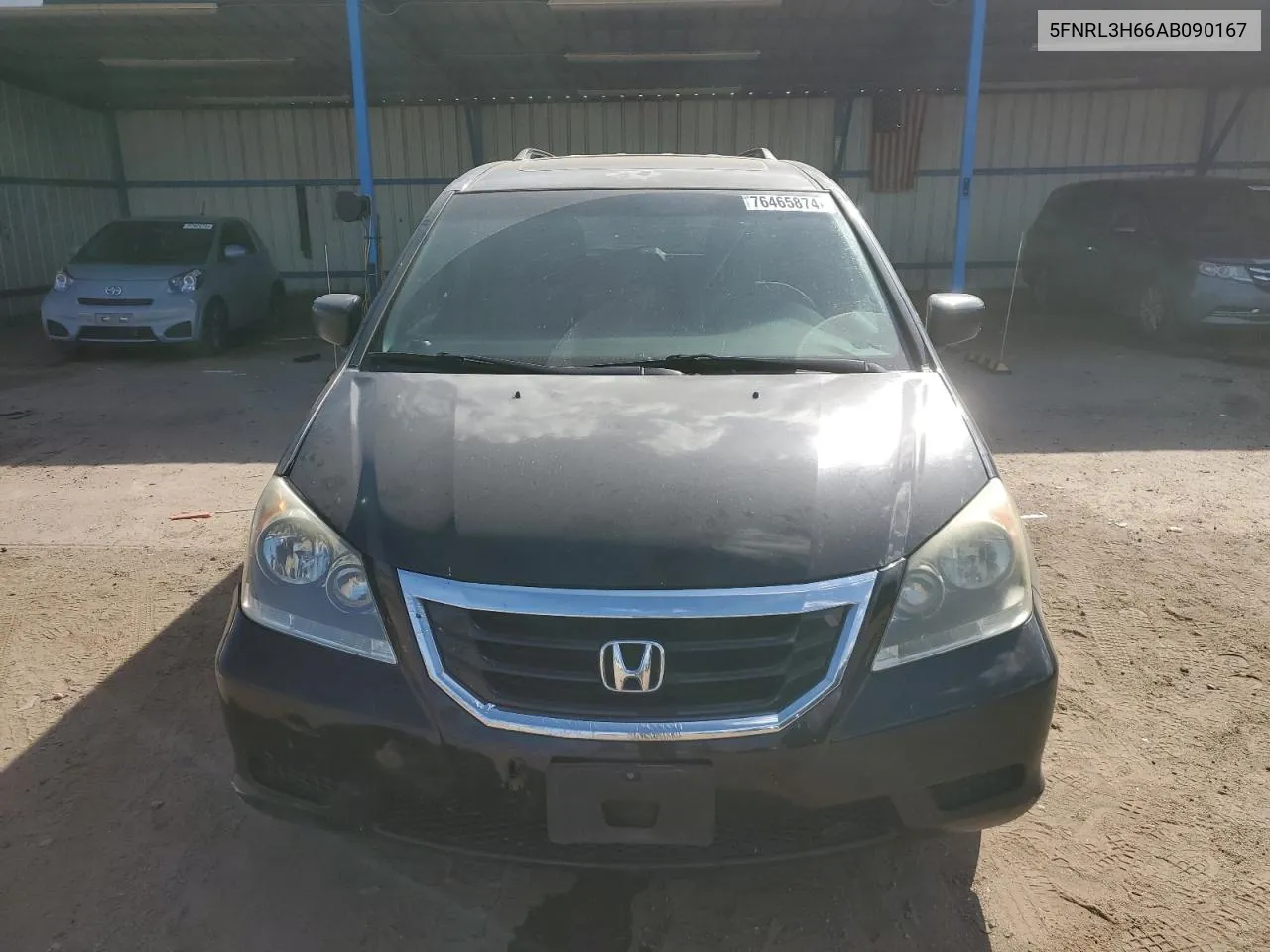 2010 Honda Odyssey Exl VIN: 5FNRL3H66AB090167 Lot: 76465874