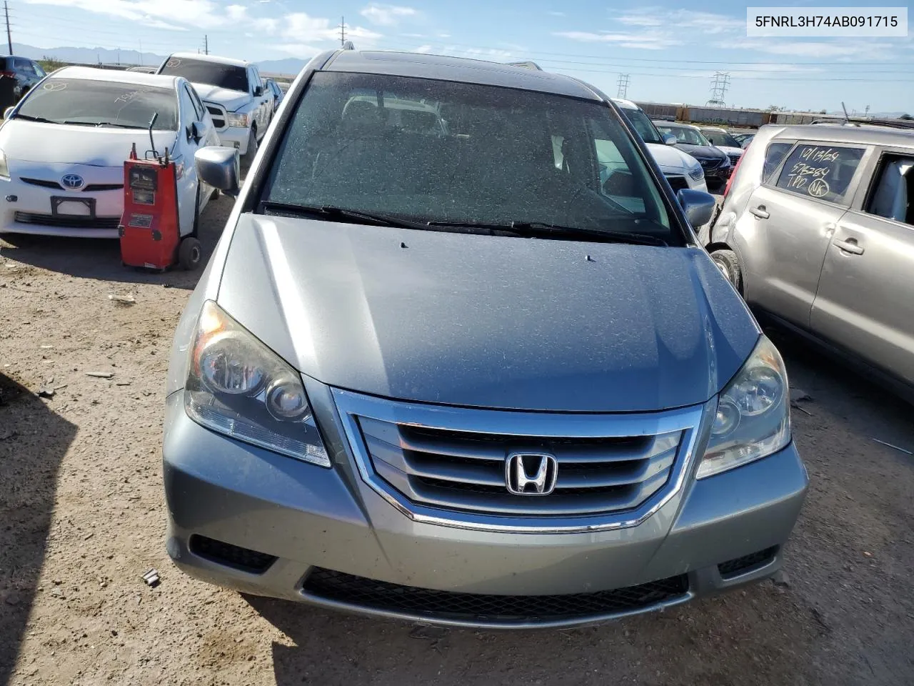 2010 Honda Odyssey Exl VIN: 5FNRL3H74AB091715 Lot: 76621144