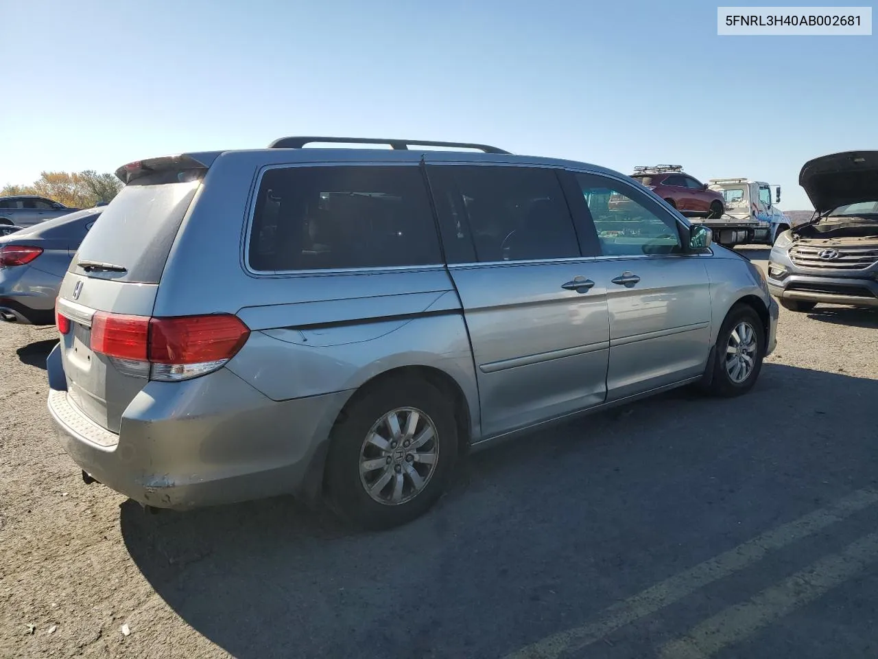 5FNRL3H40AB002681 2010 Honda Odyssey Ex