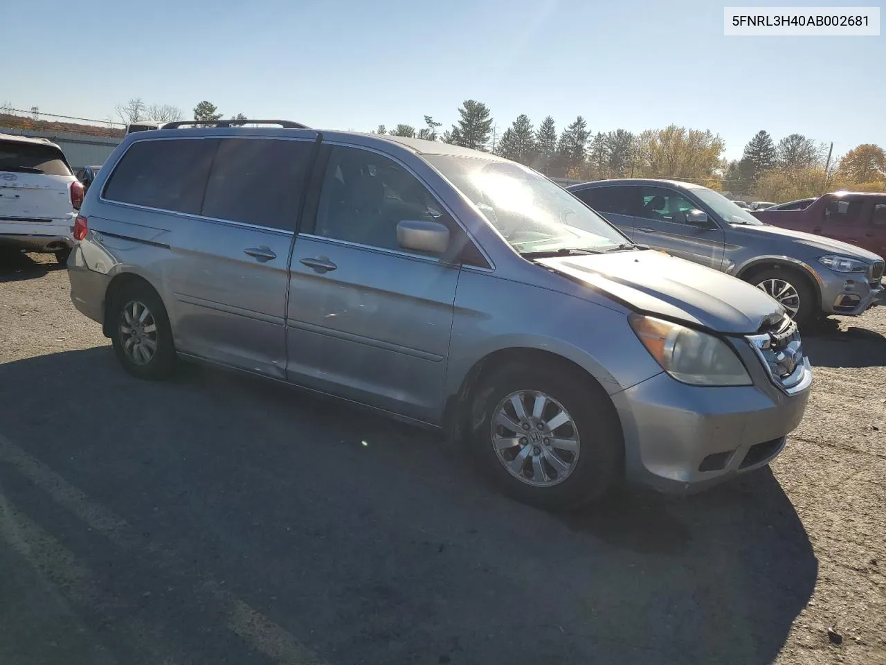 5FNRL3H40AB002681 2010 Honda Odyssey Ex