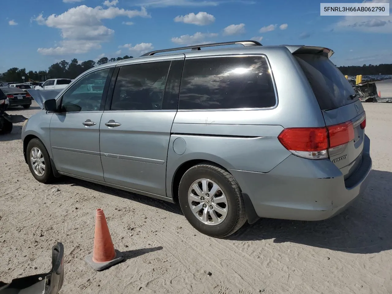 2010 Honda Odyssey Exl VIN: 5FNRL3H66AB062790 Lot: 76729704