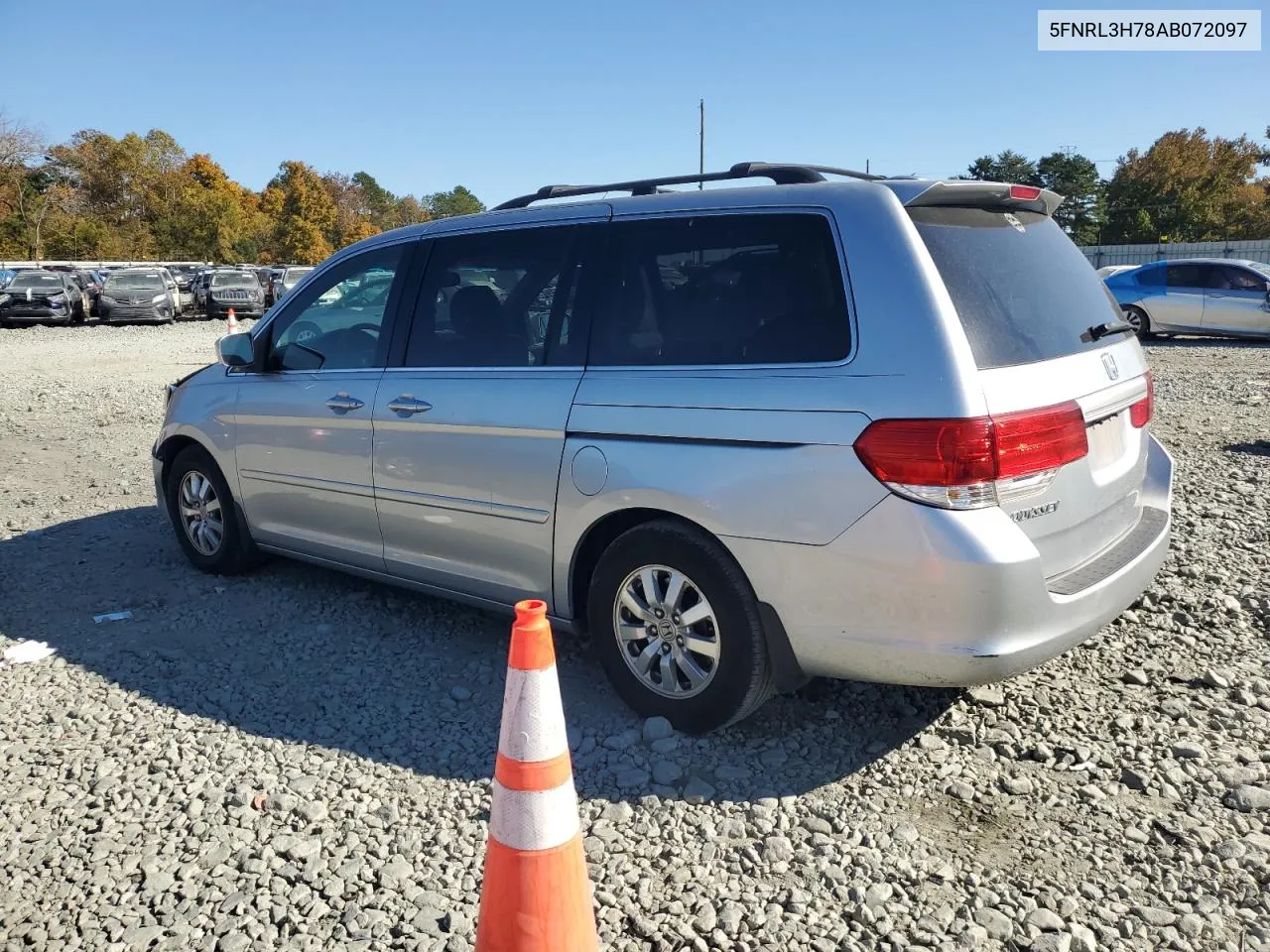 2010 Honda Odyssey Exl VIN: 5FNRL3H78AB072097 Lot: 76945944