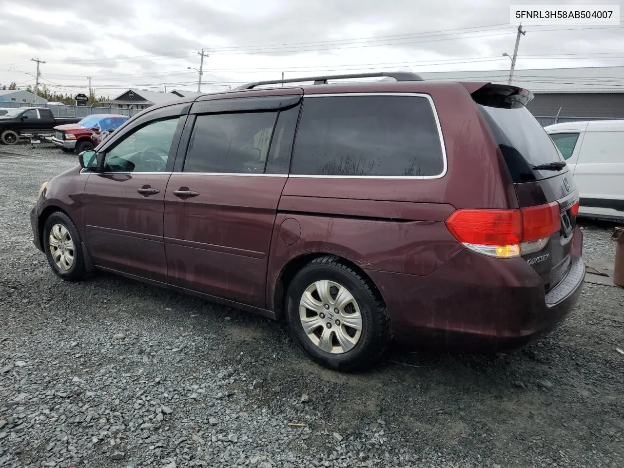 5FNRL3H58AB504007 2010 Honda Odyssey Ex