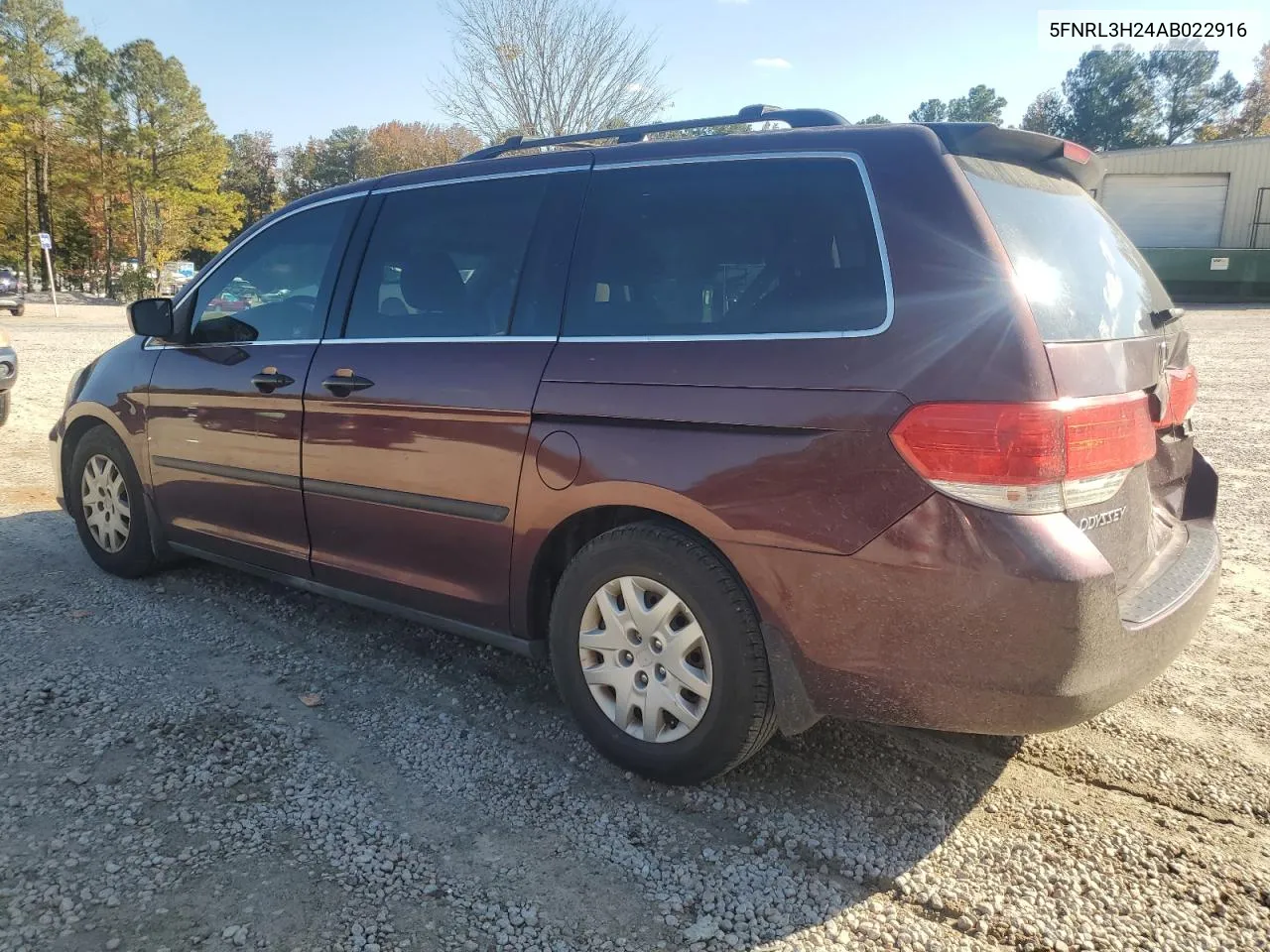 5FNRL3H24AB022916 2010 Honda Odyssey Lx