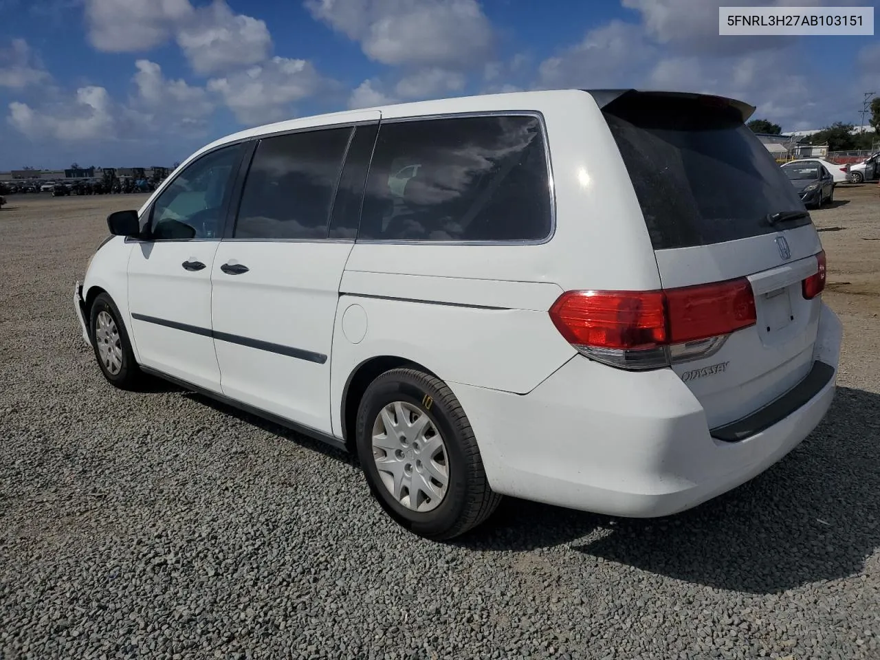 2010 Honda Odyssey Lx VIN: 5FNRL3H27AB103151 Lot: 78288214