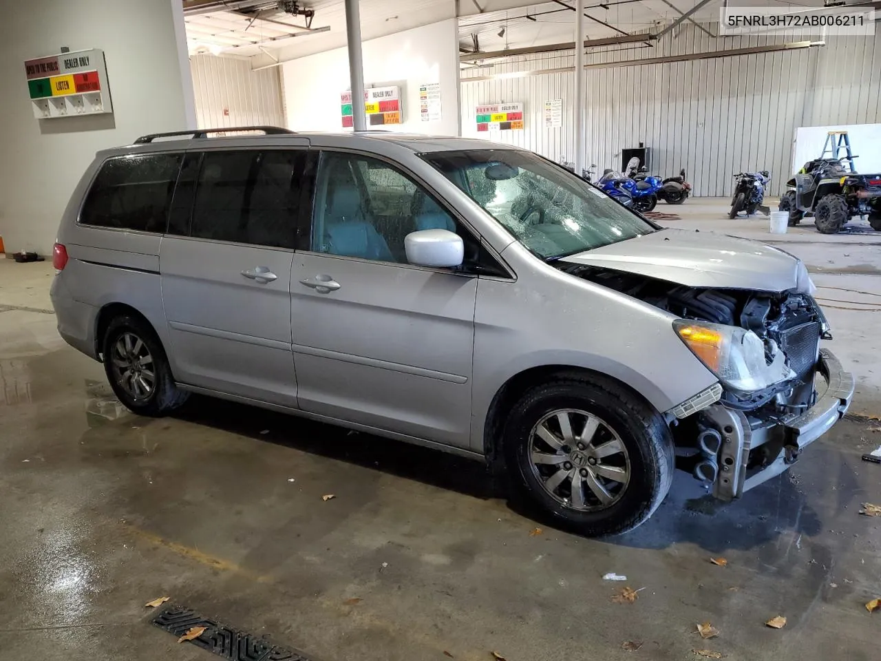 2010 Honda Odyssey Exl VIN: 5FNRL3H72AB006211 Lot: 78790684