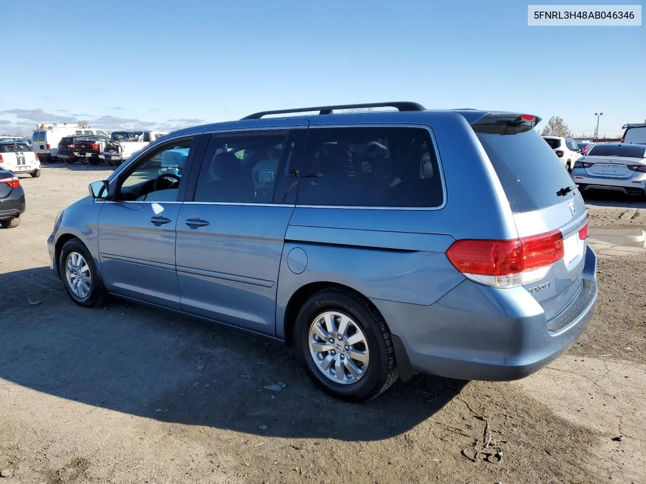 2010 Honda Odyssey Ex VIN: 5FNRL3H48AB046346 Lot: 78791994