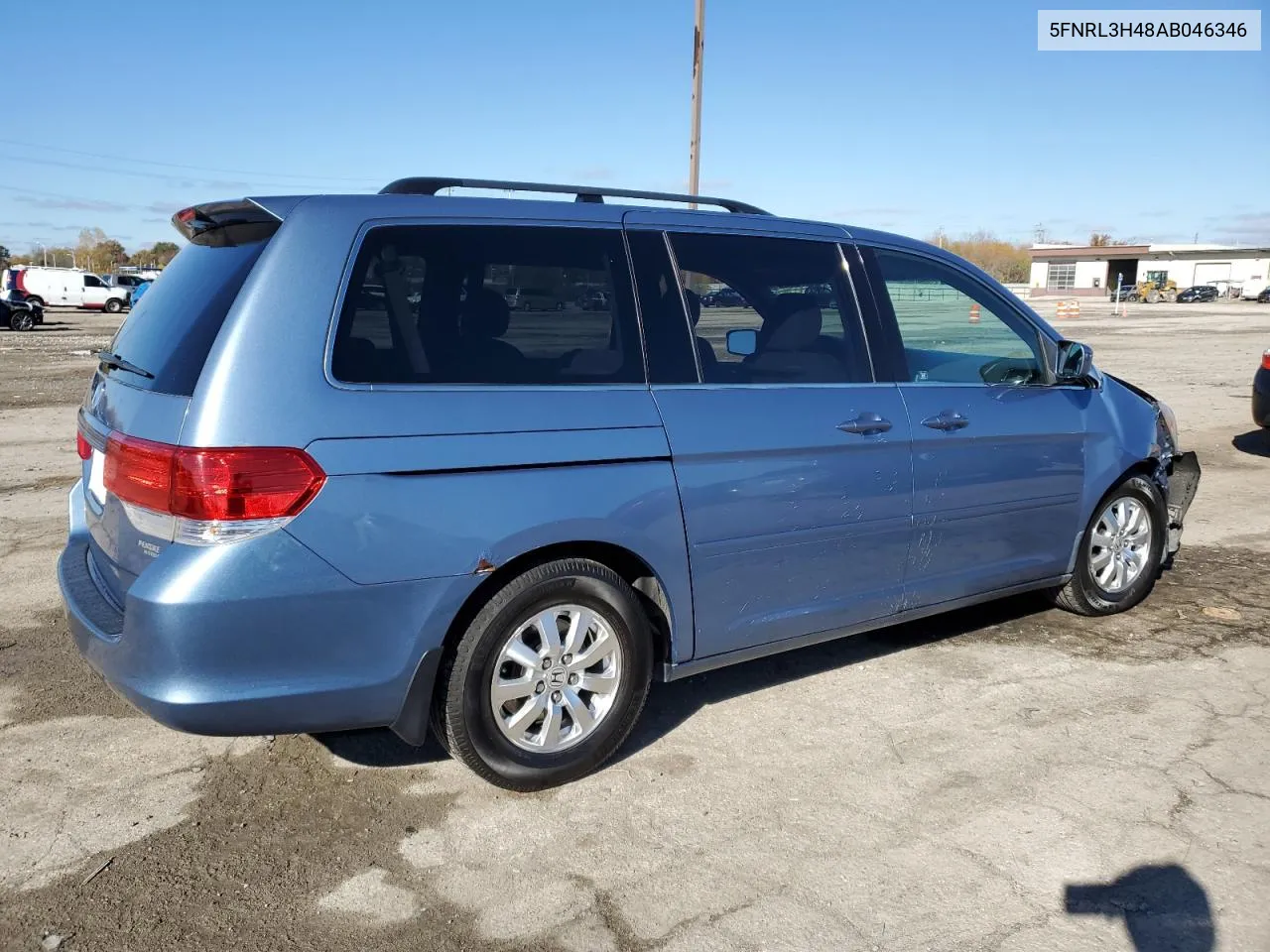 2010 Honda Odyssey Ex VIN: 5FNRL3H48AB046346 Lot: 78791994