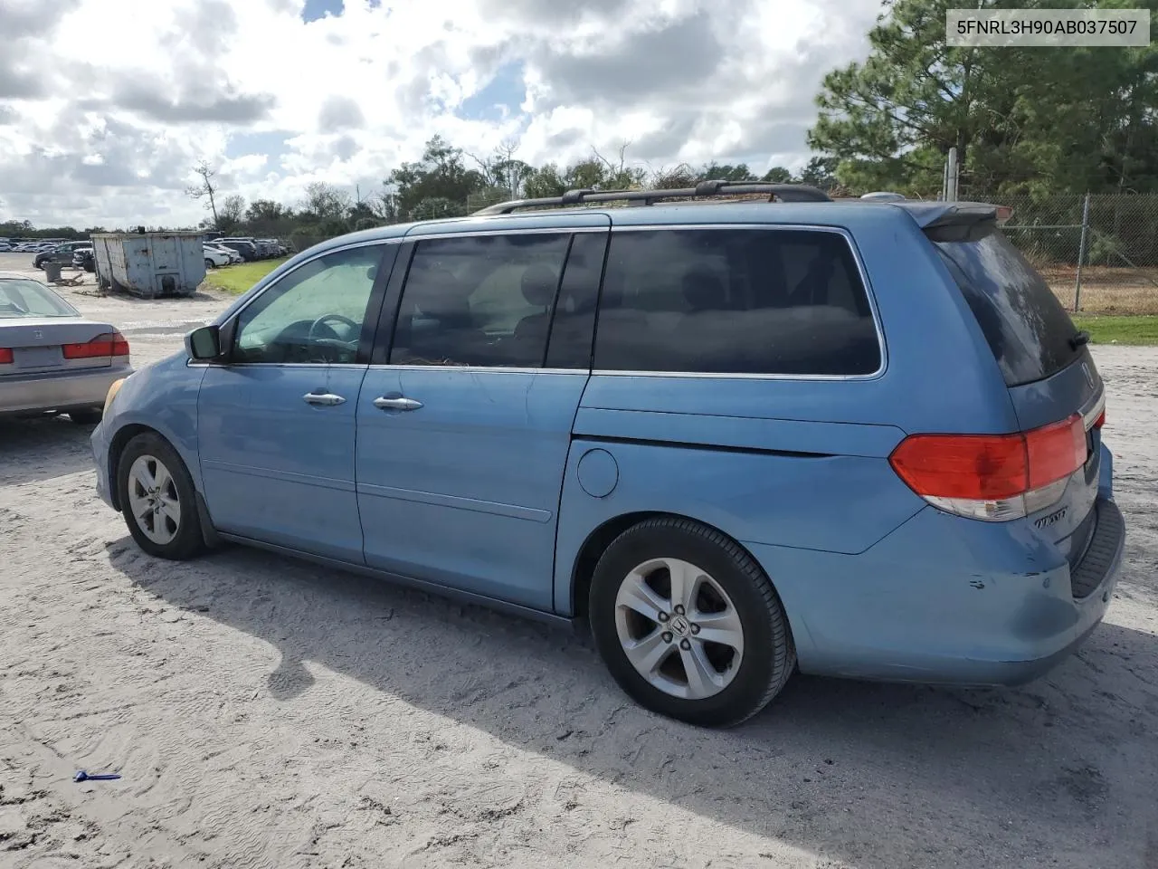 2010 Honda Odyssey Touring VIN: 5FNRL3H90AB037507 Lot: 80121034