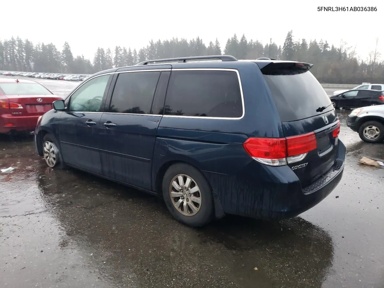 2010 Honda Odyssey Exl VIN: 5FNRL3H61AB036386 Lot: 80779604