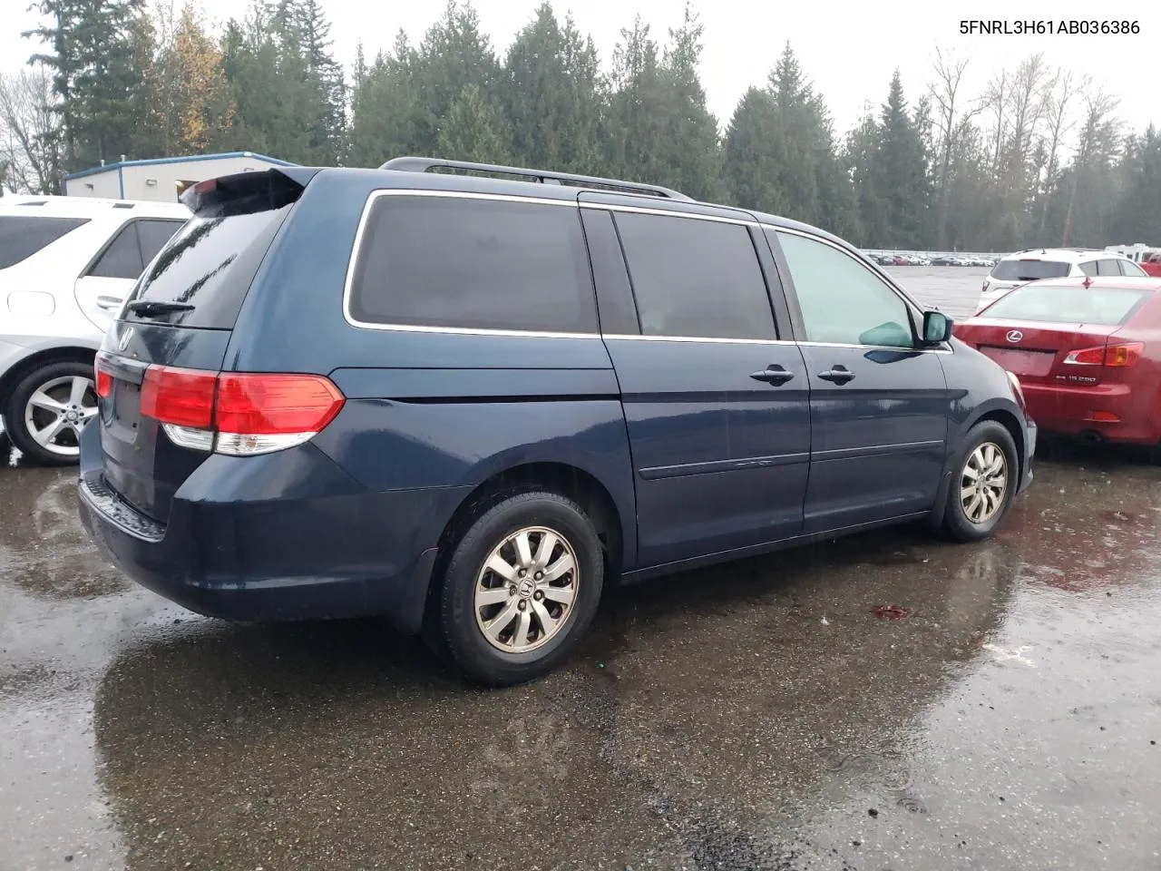 2010 Honda Odyssey Exl VIN: 5FNRL3H61AB036386 Lot: 80779604