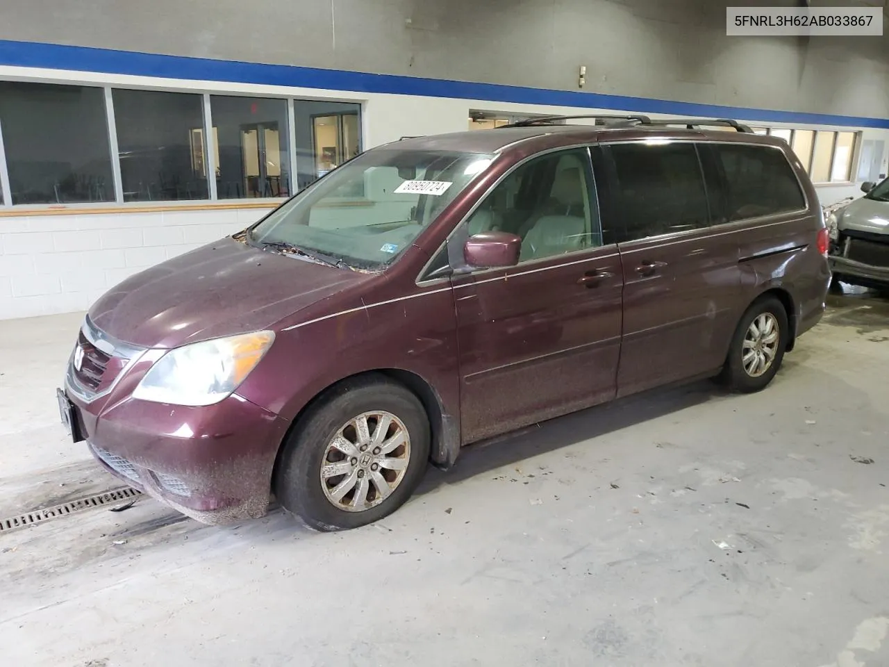 2010 Honda Odyssey Exl VIN: 5FNRL3H62AB033867 Lot: 80950724