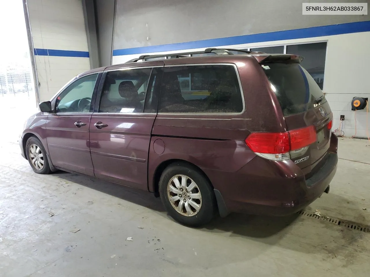 2010 Honda Odyssey Exl VIN: 5FNRL3H62AB033867 Lot: 80950724