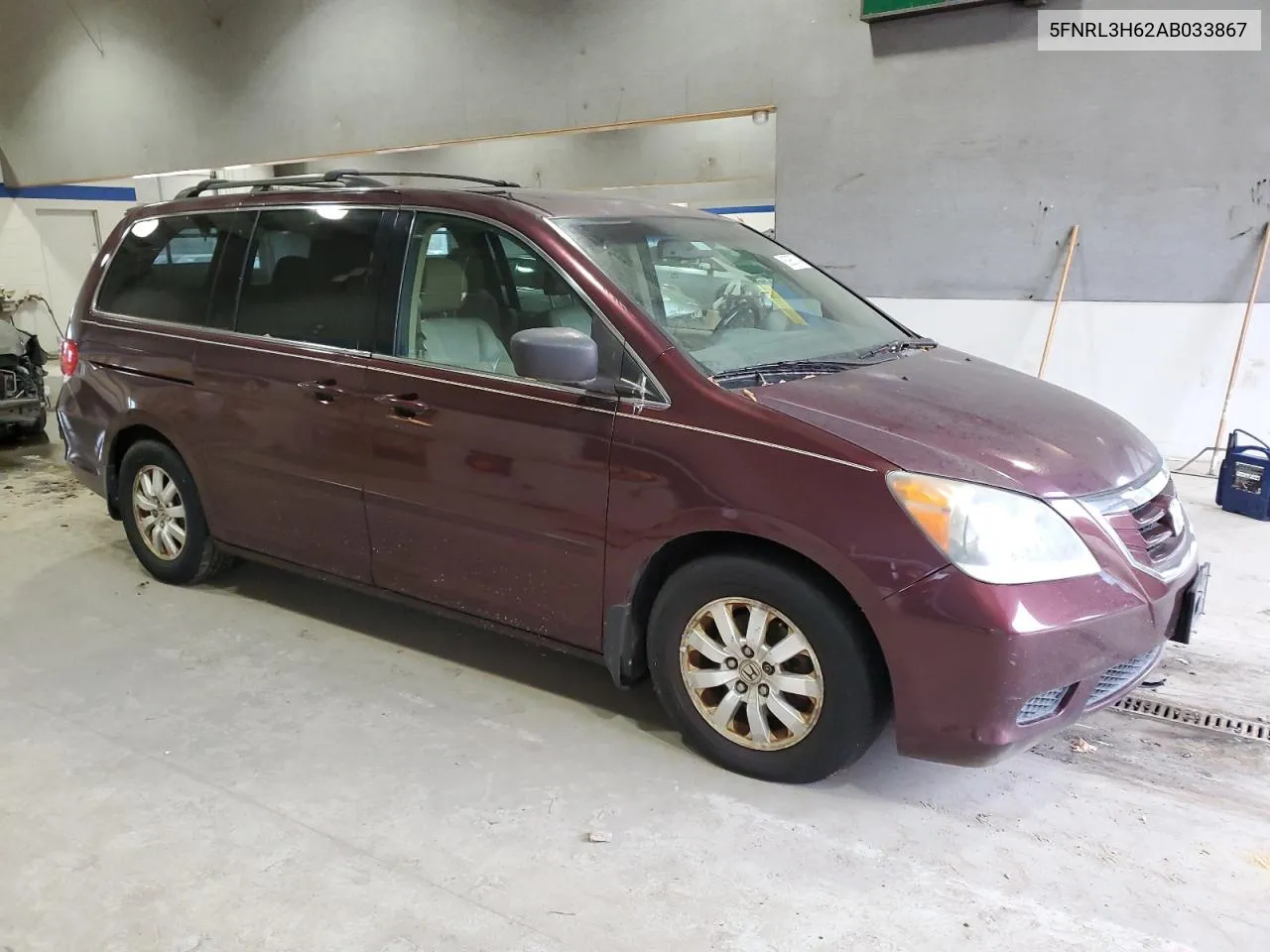 2010 Honda Odyssey Exl VIN: 5FNRL3H62AB033867 Lot: 80950724