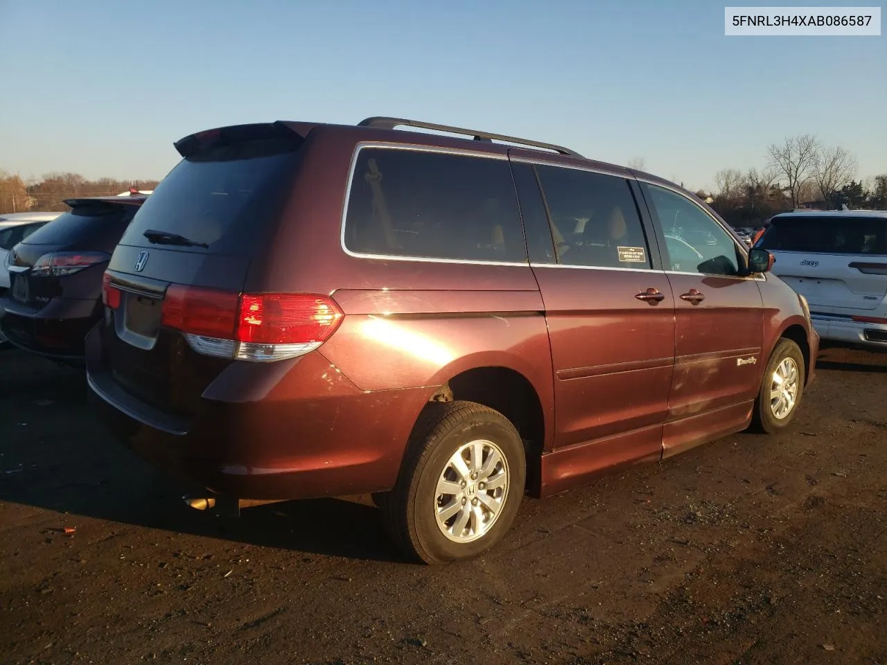 2010 Honda Odyssey Ex VIN: 5FNRL3H4XAB086587 Lot: 81181284