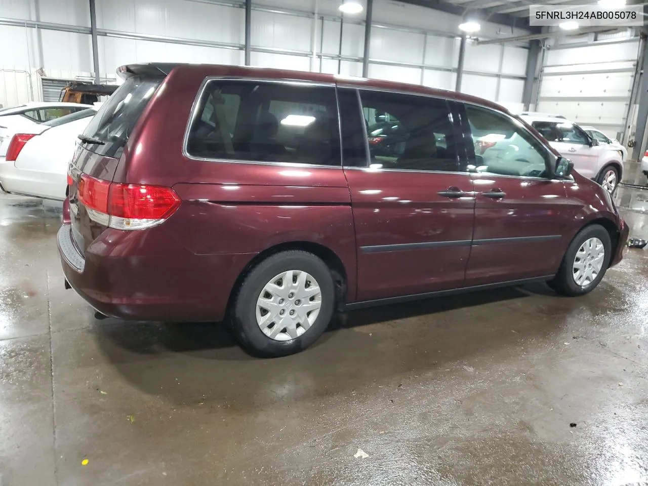 5FNRL3H24AB005078 2010 Honda Odyssey Lx