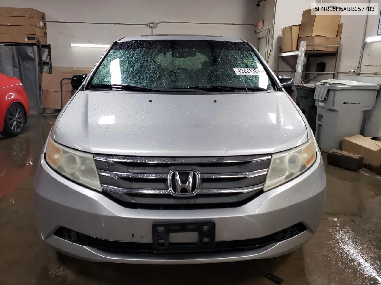 2011 Honda Odyssey Exl VIN: 5FNRL5H6XBB057783 Lot: 49221364