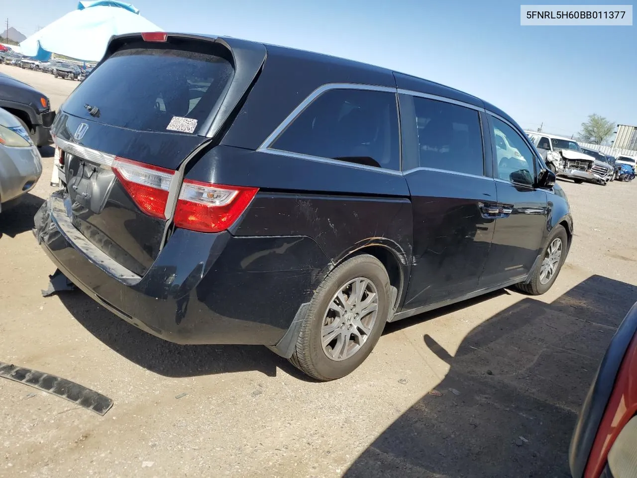 5FNRL5H60BB011377 2011 Honda Odyssey Exl