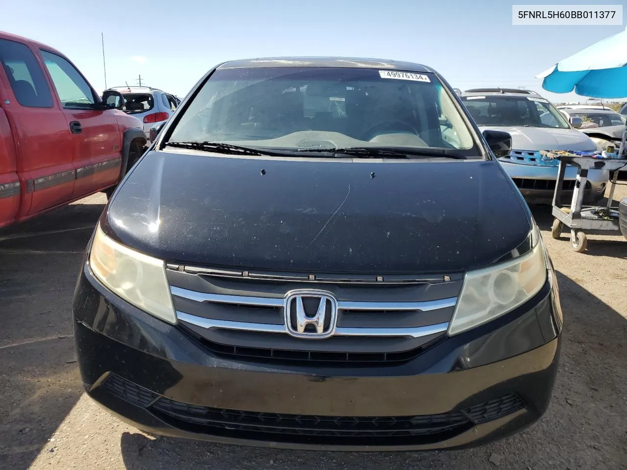 2011 Honda Odyssey Exl VIN: 5FNRL5H60BB011377 Lot: 49976134