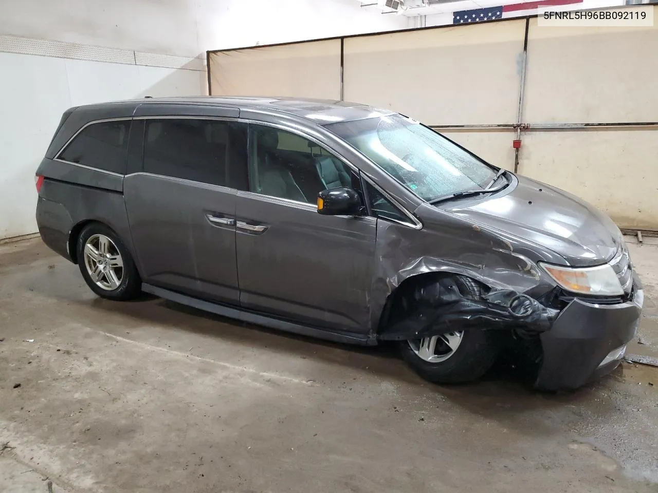 2011 Honda Odyssey Touring VIN: 5FNRL5H96BB092119 Lot: 50863294