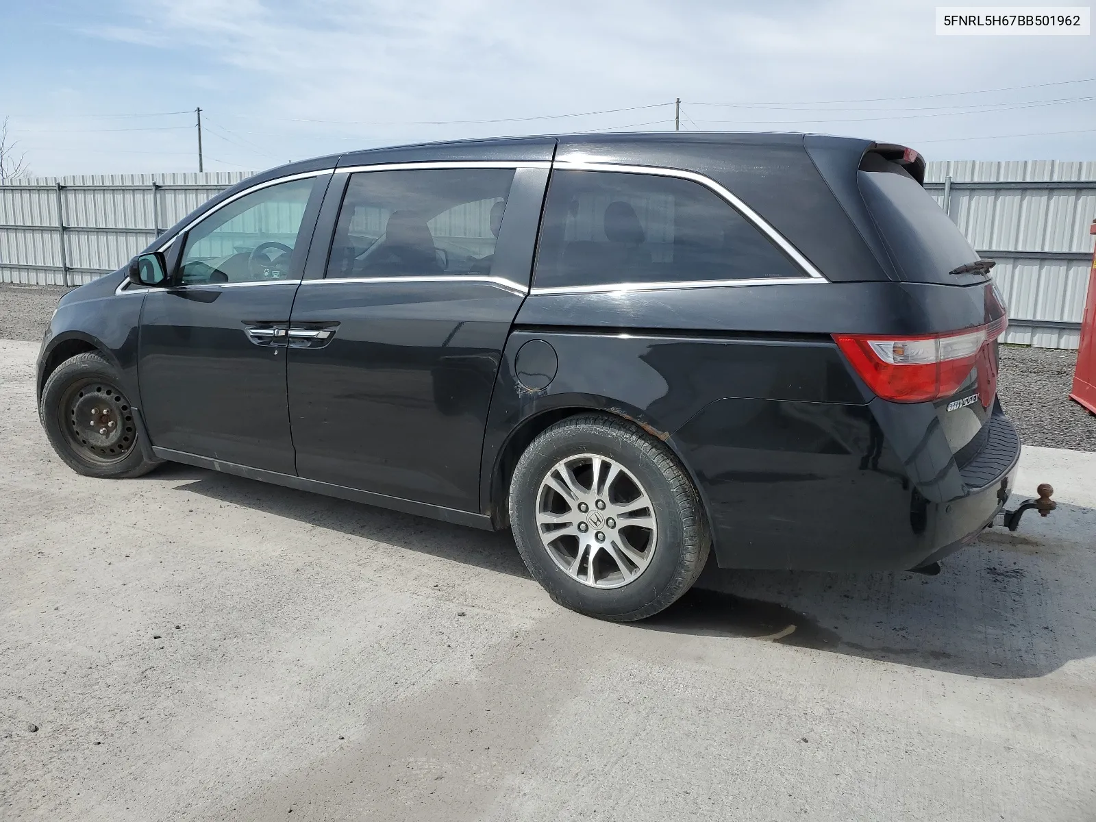 5FNRL5H67BB501962 2011 Honda Odyssey Exl