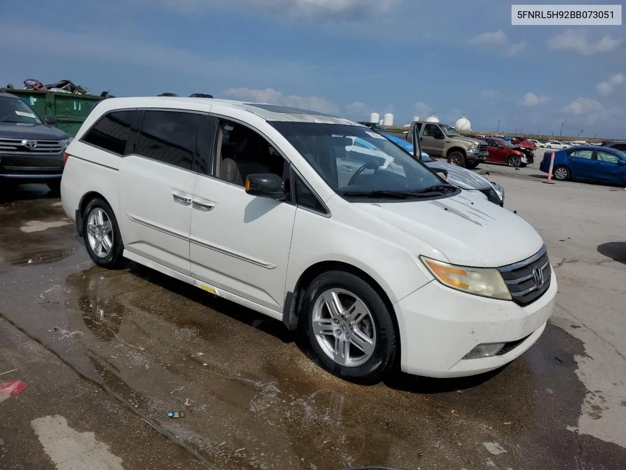 2011 Honda Odyssey Touring VIN: 5FNRL5H92BB073051 Lot: 53602514