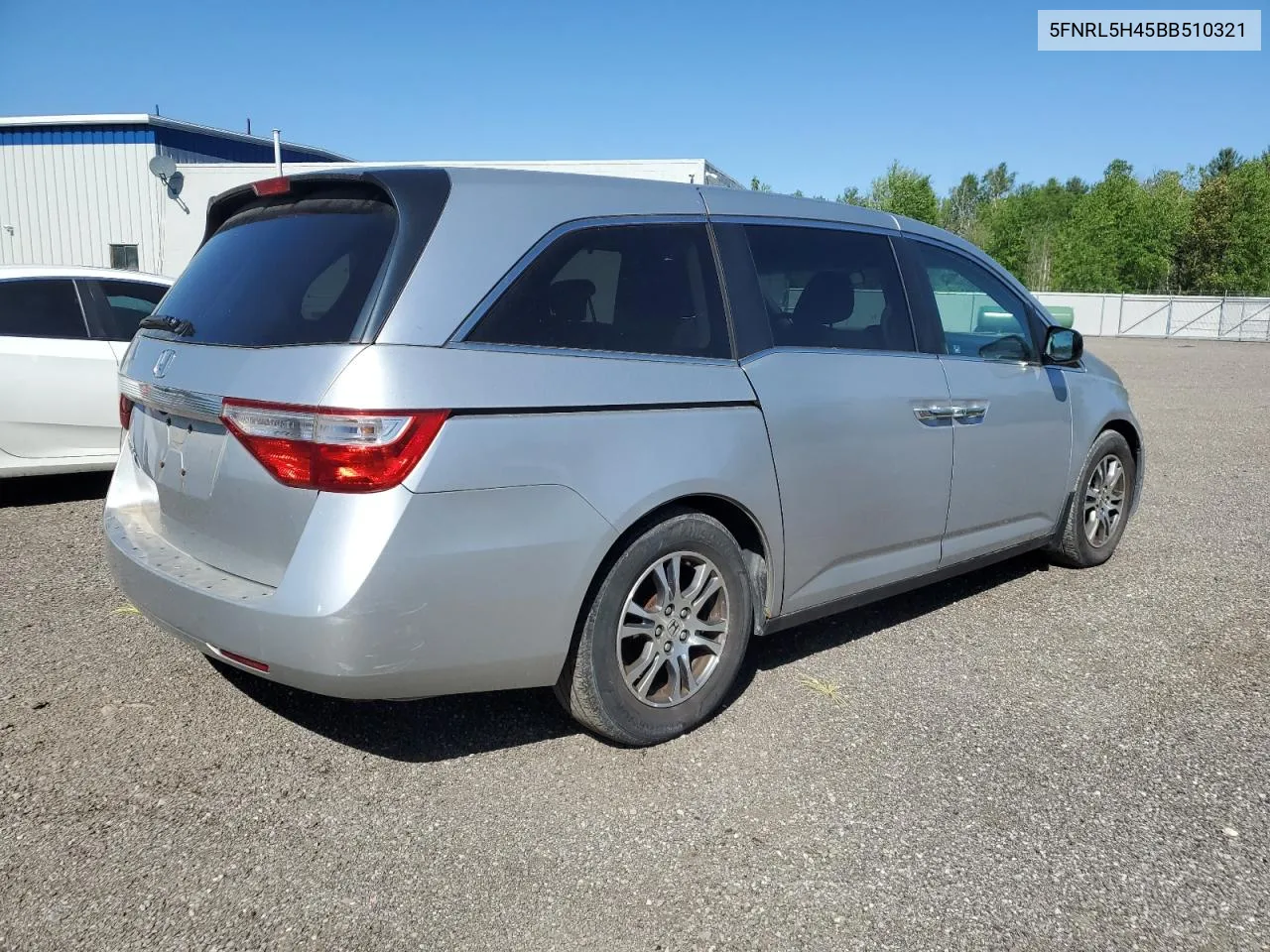 5FNRL5H45BB510321 2011 Honda Odyssey Ex