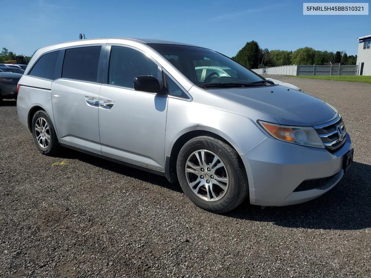 5FNRL5H45BB510321 2011 Honda Odyssey Ex