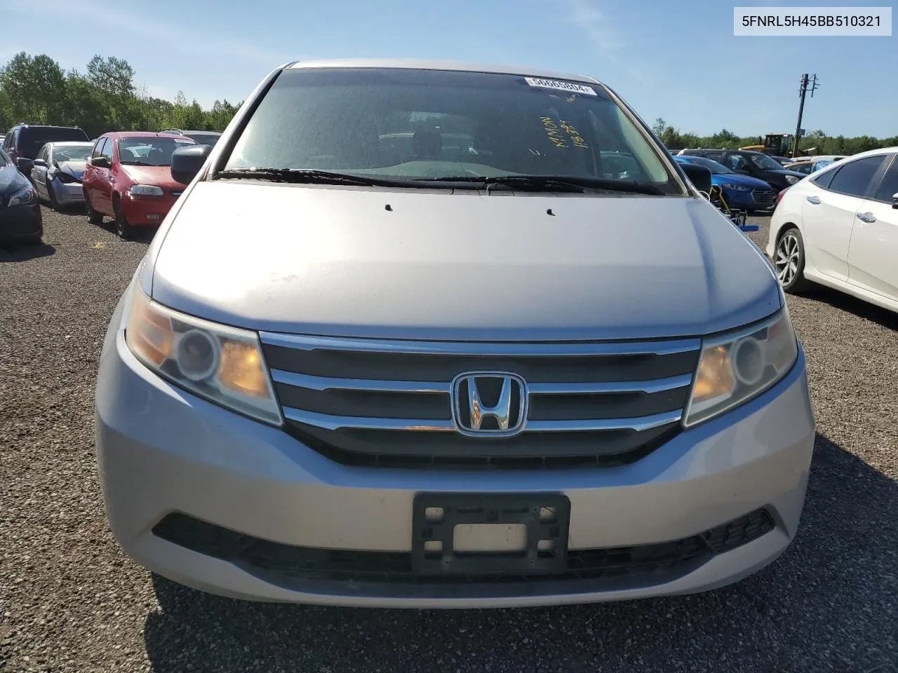 5FNRL5H45BB510321 2011 Honda Odyssey Ex