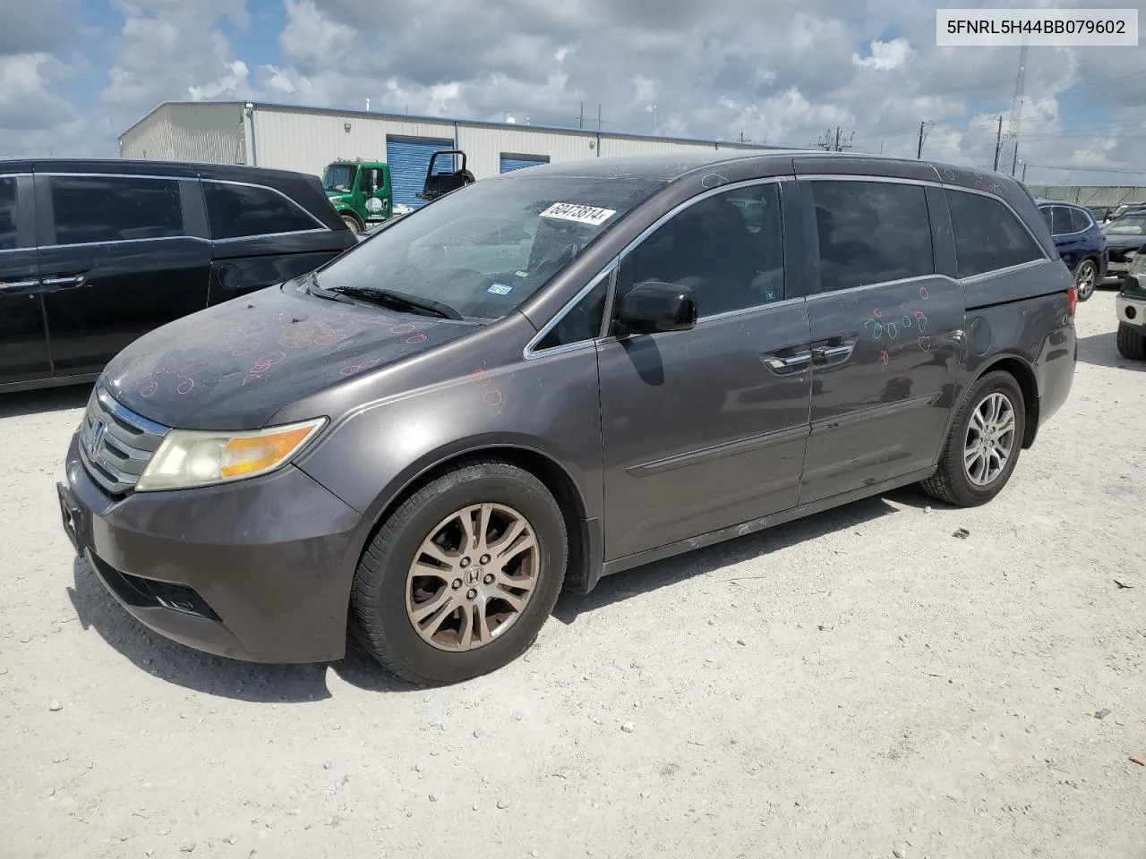 5FNRL5H44BB079602 2011 Honda Odyssey Ex