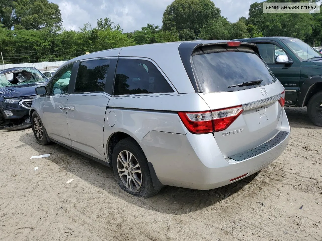 2011 Honda Odyssey Exl VIN: 5FNRL5H65BB021662 Lot: 60605724