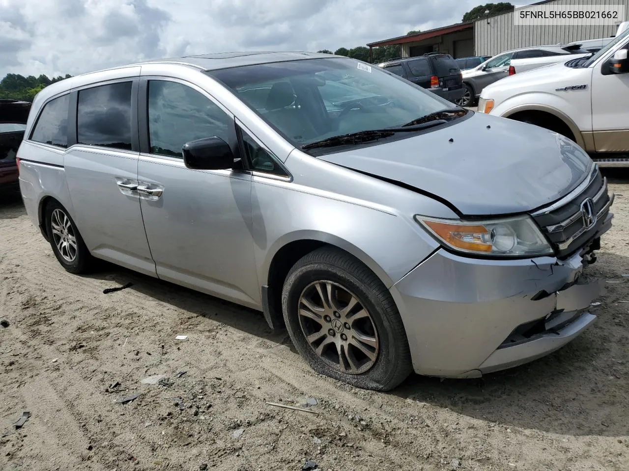 2011 Honda Odyssey Exl VIN: 5FNRL5H65BB021662 Lot: 60605724