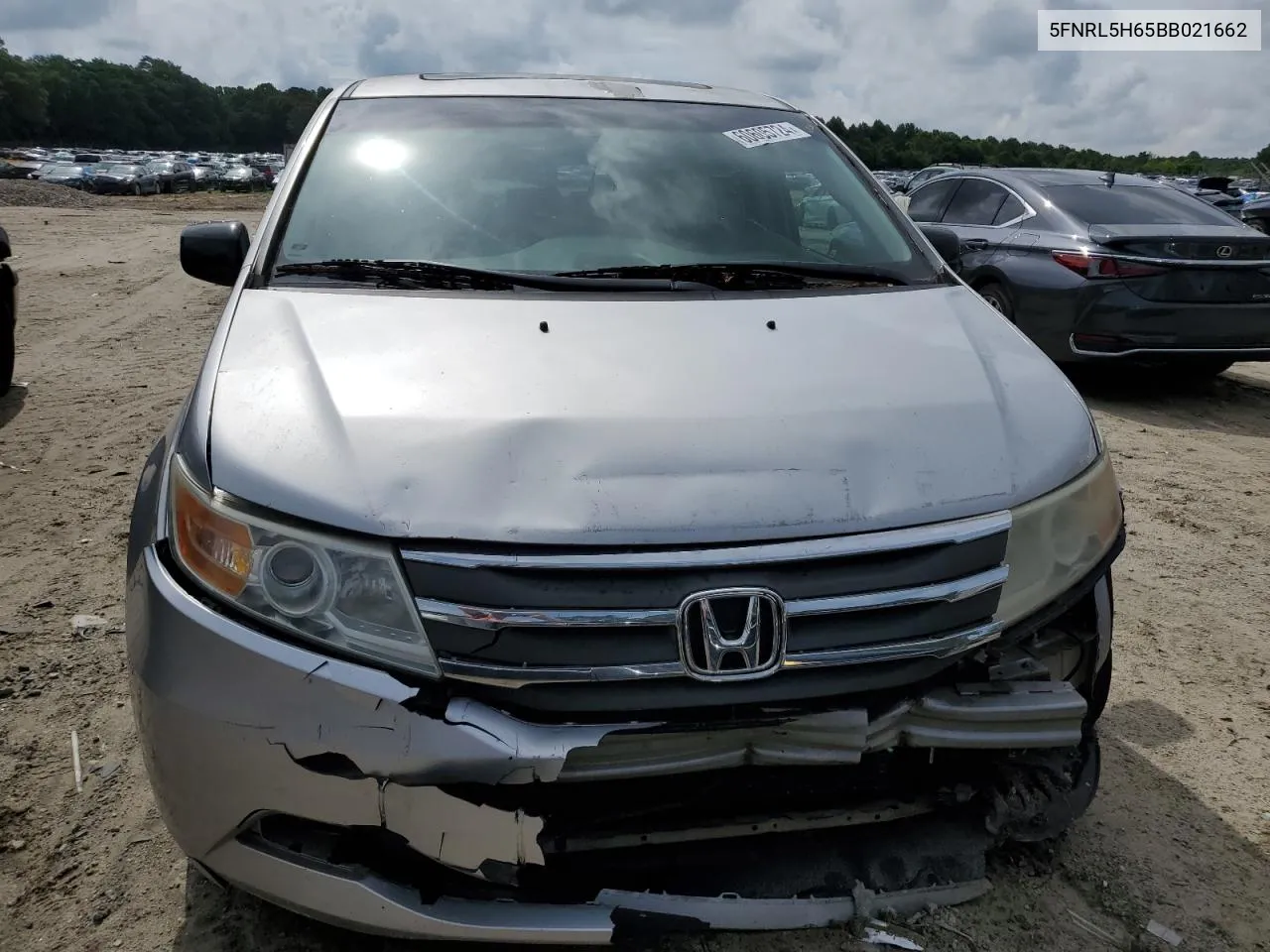 2011 Honda Odyssey Exl VIN: 5FNRL5H65BB021662 Lot: 60605724