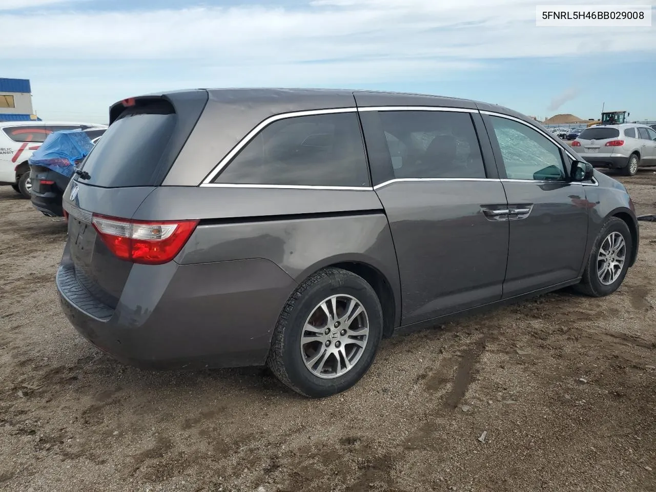 2011 Honda Odyssey Ex VIN: 5FNRL5H46BB029008 Lot: 61281854