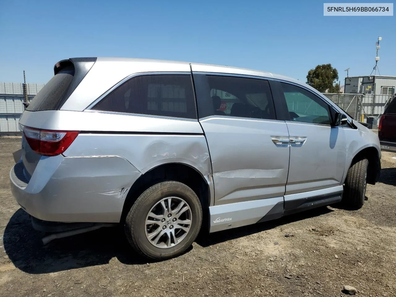 2011 Honda Odyssey Exl VIN: 5FNRL5H69BB066734 Lot: 62461414