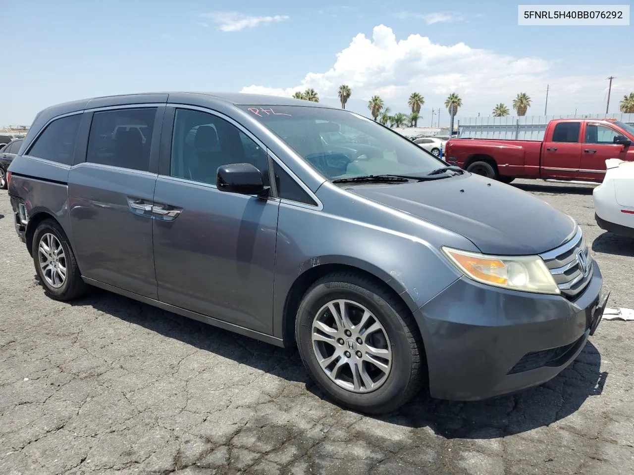 5FNRL5H40BB076292 2011 Honda Odyssey Ex