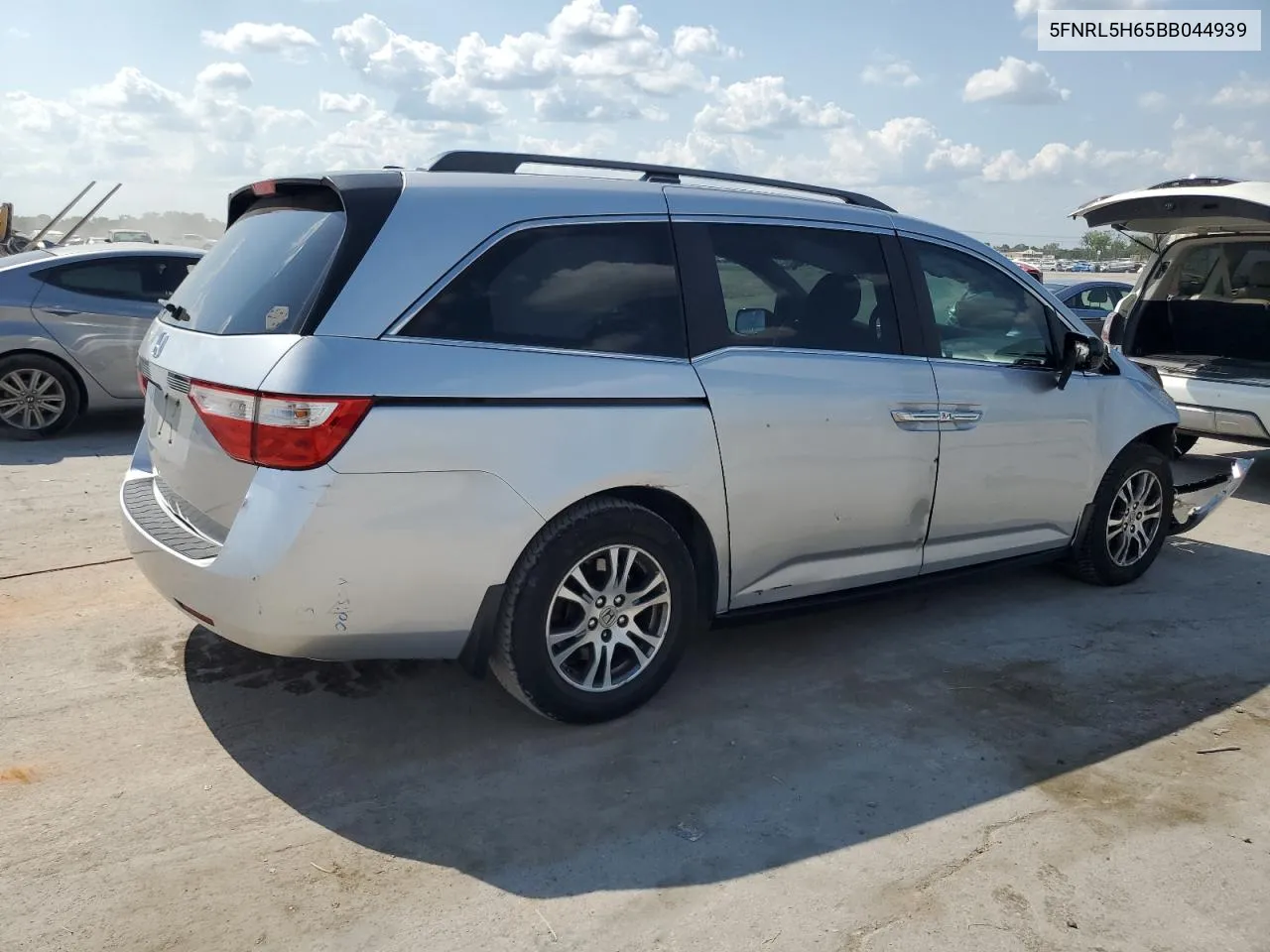 2011 Honda Odyssey Exl VIN: 5FNRL5H65BB044939 Lot: 63090724