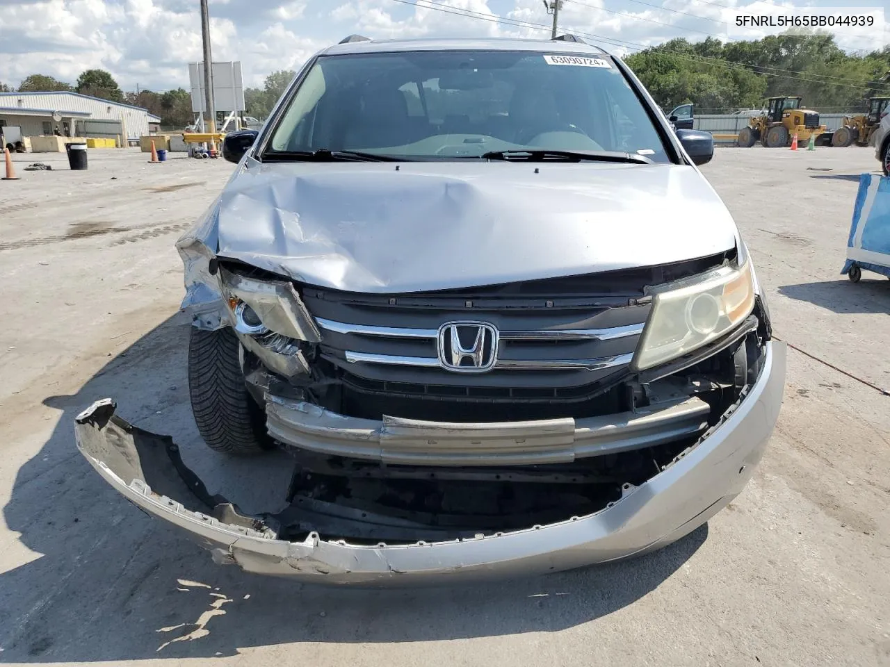 2011 Honda Odyssey Exl VIN: 5FNRL5H65BB044939 Lot: 63090724