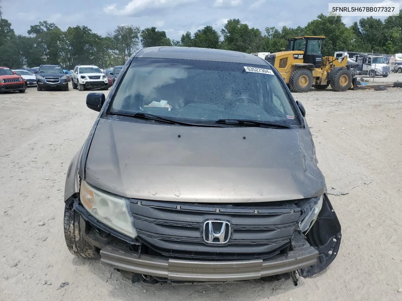 5FNRL5H67BB077327 2011 Honda Odyssey Exl