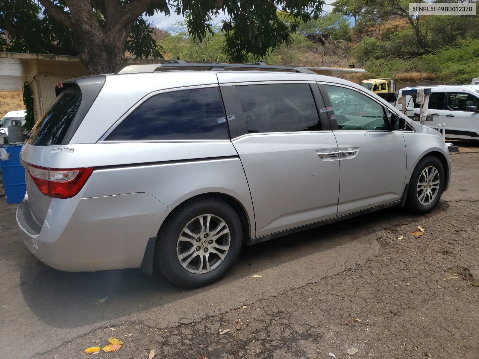 5FNRL5H49BB012378 2011 Honda Odyssey Ex